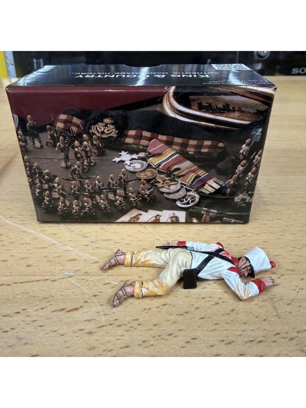 King & Country RTA102 Lying Dead Mexican Soldier Face Down Remember the Alamo